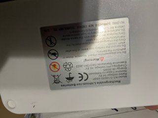Batería para máquina de oxígeno