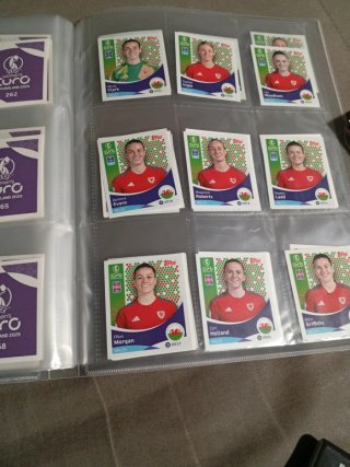 Álbum Cromos sin  pegar Euro Femenino Suiza 2025
