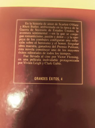Lo que el viento se llevó. M. Mitchell.
