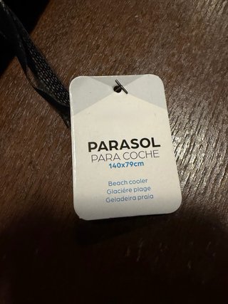 Parasol Coche Plegable Paraguas Negro