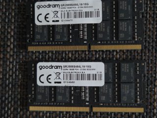 DDR4 RAM 32gb 2x16GB  2666MHZ GOODRAM SODIMM