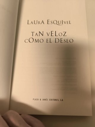 Tan Veloz Como El Deseo