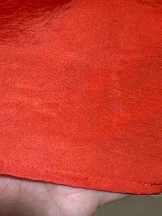 Falda larga Mango Roja Talla M