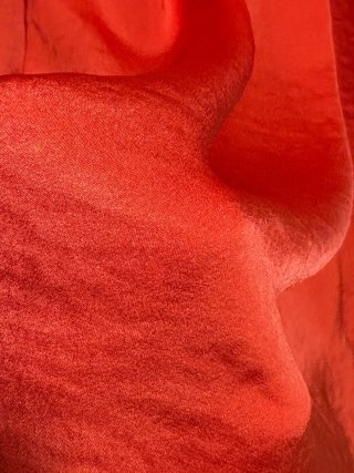 Falda larga Mango Roja Talla M