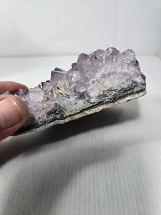 Splendida Drusa di Ametista Naturale