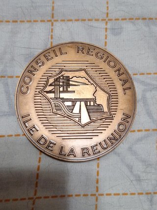 Medalla Cobre Región Reunión Francesa