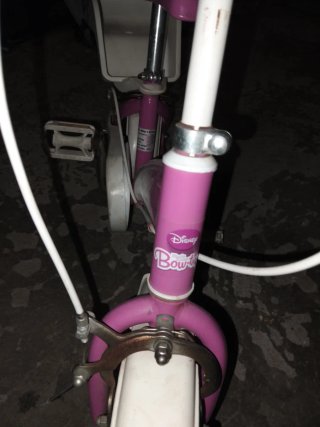 Bicicleta Infantil Disney Minnie Rosa. 12 pulgadas