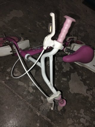 Bicicleta Infantil Disney Minnie Rosa. 12 pulgadas