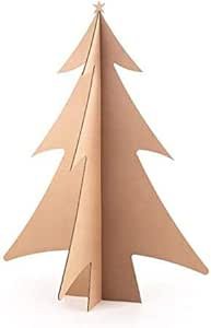 Árbol de cartón Navidad resistente fácil