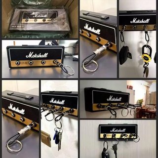 Deluisho llavero guitarra audio pared vintage