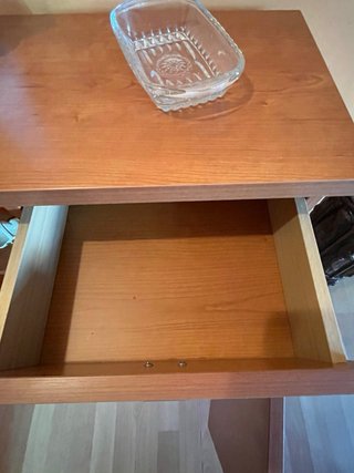 Mesa auxiliar entrada madera