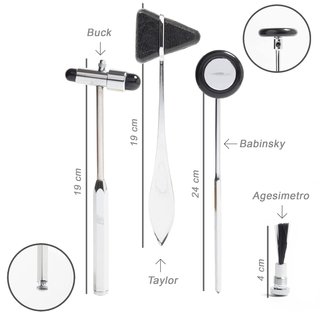 Gima kit martillos neurológicos metal