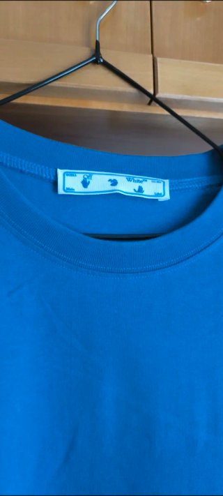 Camiseta Off-White Azul hombre talla XL
