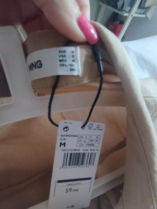 Vestido Mango Beige