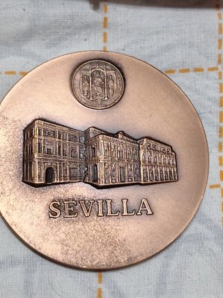 Medalla Nº 8 Casas Consistoriales Sevilla