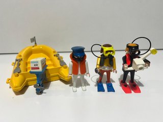 Playmobil Rif. 3479 Subacquei e Imbarcazione Gialla
