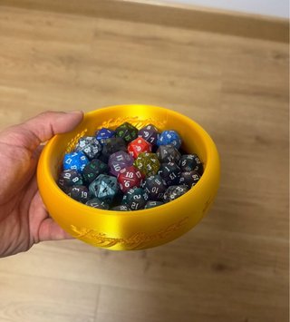 Anillo Soporte para Dados Dorado