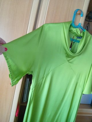Vestido verde largo