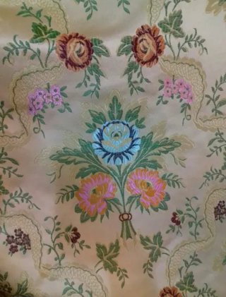 Tela Alicantina Beige y Verde