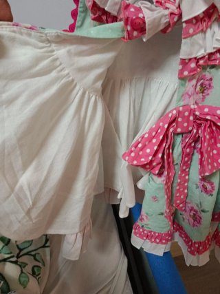 Vestido y braguita niña flores