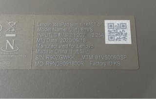 Lenovo IdeaPad Slim 1-14AST-05 Gris/Plata