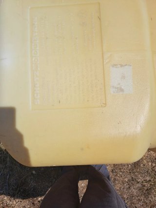 Depósito agua 1000L