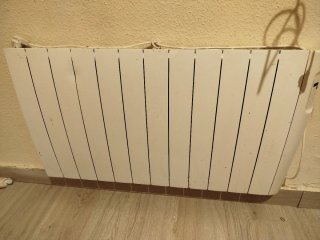 Radiador bajo consumo blanco