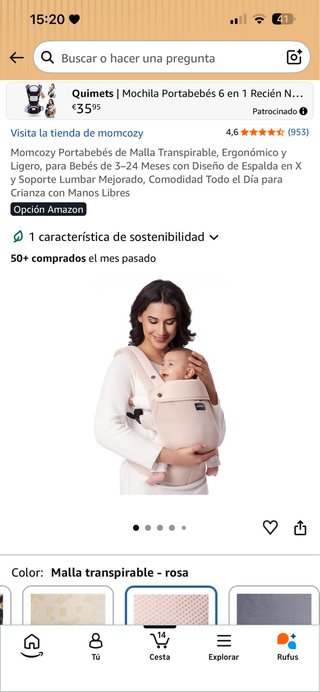 Cargador Momcozy nuevo con etiquetas