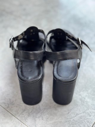 Sandalias negras plataforma
