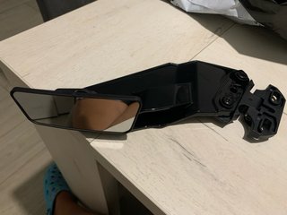 Espejos retrovisores moto negros