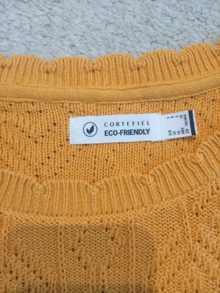 Jersey Manga Corta Amarillo mostaza Talla S