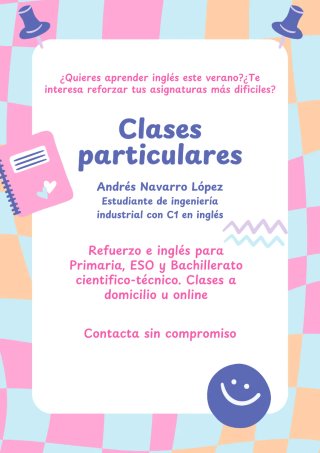 Clases de refuerzo e inglés