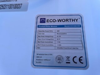 Kit Panel Solar Eco-Worthy 25W