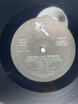 The Brilliant Corners - Somebody Up There Likes Me