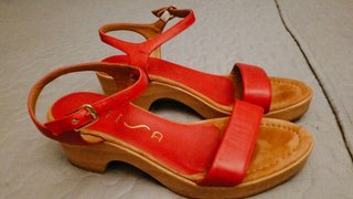 Sandalias UNISA Rojas Talla 36 Nuevas