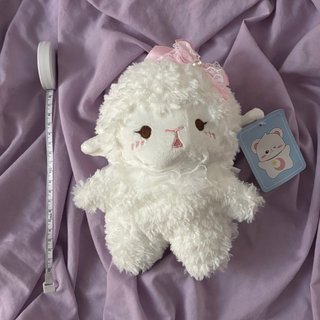 Peluche de ovejita con lazo a estrenar