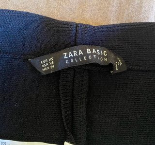 Falda Zara Negra Talla XS