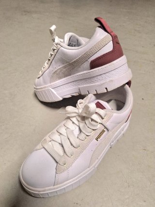 Zapatillas Puma plataforma blancas