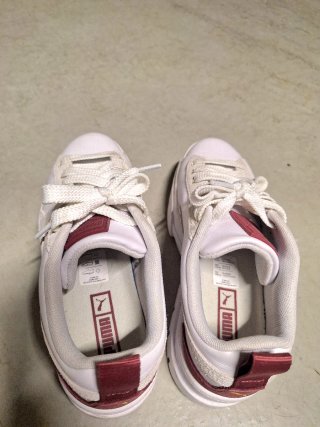 Zapatillas Puma plataforma blancas
