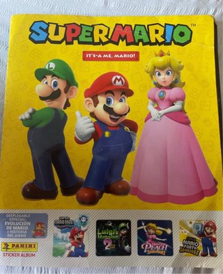 Álbum Cromos Super Mario Panini