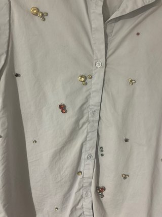 Camisa Mango pedrería Talla S