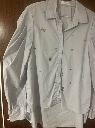 Camisa Mango pedrería Talla S