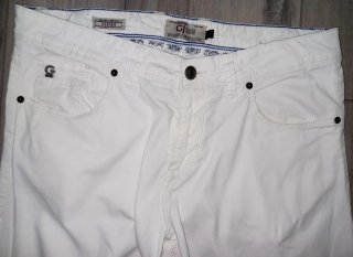 Pantaloni Uomo Gaudi Jeans Bianchi