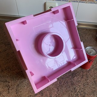 Caja Almacenaje LEGO Rosa 4 espigas