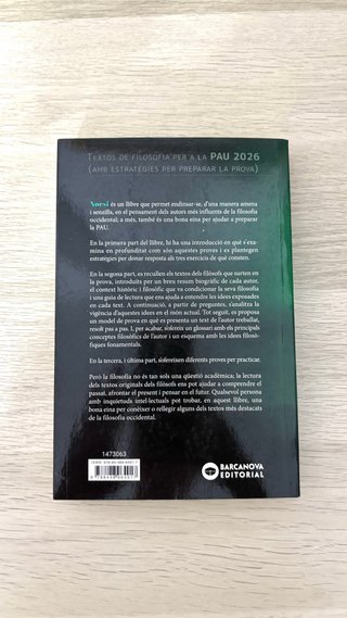 Noesi. Textos de filosofia per a les PAU