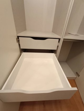 Armario doble 60x240x60 . Puertas blancas
