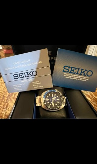 Reloj Seiko Prospex Turtle Azul