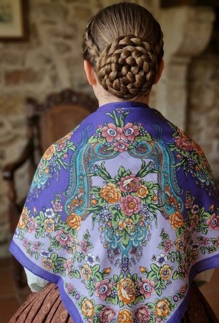 Manton Regional Pañoleta Baturra Multicolor