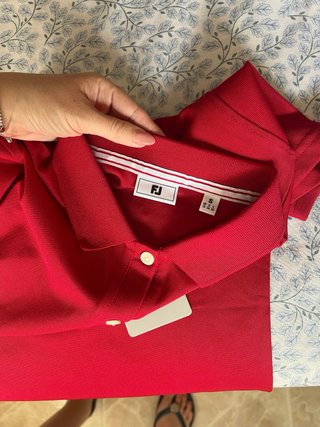 Polo FootJoy Rojo Talla S