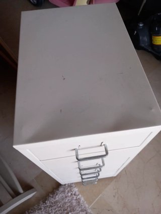 Cajonera Metálica Blanca Ikea Helmer
